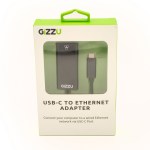 GIZZU USB-C To Ethernet Adapter Black GIZZU USB-C To Ethernet Adapter Black
