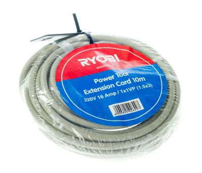 Ryobi – 220V Power Tool Extension Cord – 10m Ryobi – 220V Power Tool Extension Cord – 10m