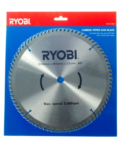 Ryobi – Blade 250 x 16mm Wood Ryobi – Blade 250 x 16mm Wood