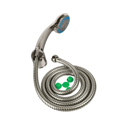 The Bathroom Shop – Shower Head with Stainless Steel Hose The Bathroom Shop – Shower Head with Stainless Steel Hose