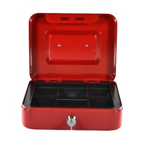 SourceDirect Steel Cash Money Box – Red SourceDirect Steel Cash Money Box – Red