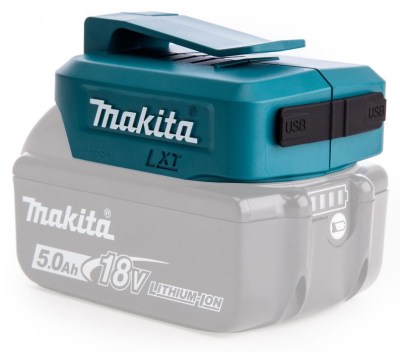Makita 18V Li-Ion Cordless Adapter For USB – ADP05 Makita 18V Li-Ion Cordless Adapter For USB – ADP05