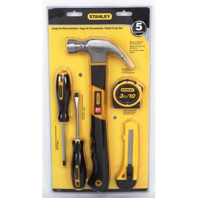 Stanley 5 Piece Hand Tool Set Stanley 5 Piece Hand Tool Set