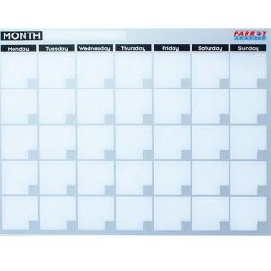 Parrot Monthly Planner Cast Acrylic – 600 x 450mm Parrot Monthly Planner Cast Acrylic – 600 x 450mm
