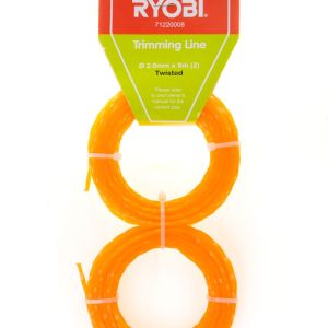 Ryobi – Twin Pack Twisted Trimming Line – 2.0mm x 8m Ryobi – Twin Pack Twisted Trimming Line – 2.0mm x 8m