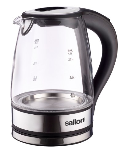 Salton – 1.7 Litre Cordless Glass Kettle Salton – 1.7 Litre Cordless Glass Kettle