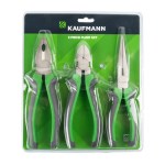Kaufmann Plier Set – Soft Handle – 3 Piece Kaufmann Plier Set – Soft Handle – 3 Piece