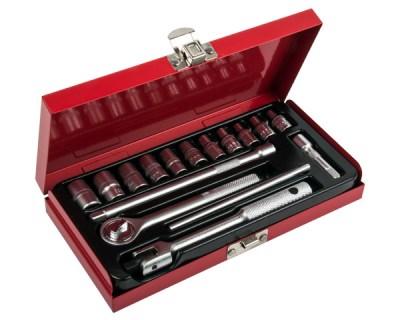 Kaufmann – Socket 1/4″ Drive – 16 Piece – 4mm-12mm Kaufmann – Socket 1/4″ Drive – 16 Piece – 4mm-12mm