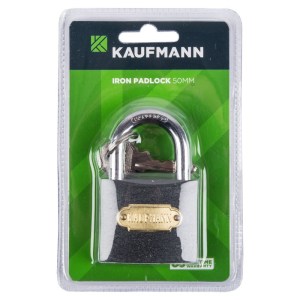 Kaufmann Steel Lock 50mm – Grey Kaufmann Steel Lock 50mm – Grey