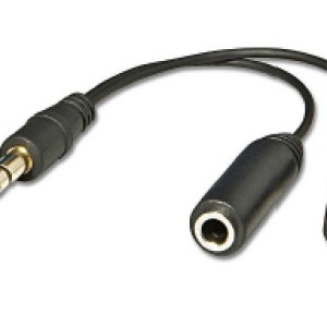 Parrot 3.5mm Stereo Male to 2x Stereo Female Adapter Parrot 3.5mm Stereo Male to 2x Stereo Female Adapter