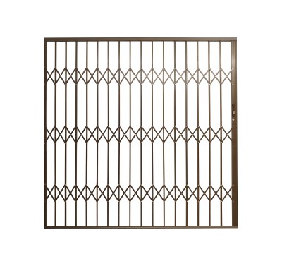 Armourdoor Alu Trellis 2.1mx2.1m Security Gate – Bronze Armourdoor Alu Trellis 2.1mx2.1m Security Gate – Bronze