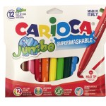 Carioca Jumbo Markers – Assorted Wallet of 12 Carioca Jumbo Markers – Assorted Wallet of 12