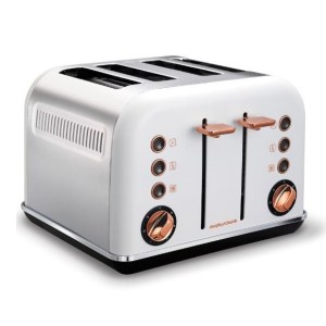 Morphy Richards – 4 Slice Accent Toaster – White With Rose Gold Morphy Richards – 4 Slice Accent Toaster – White With Rose Gold