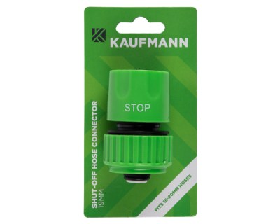 Kaufmann Shut Off Hose Connector – 15mm Kaufmann Shut Off Hose Connector – 15mm