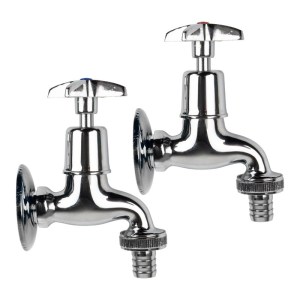 Bib Tap Hose – 1/2 Inch x 3/4 inch (2 Pack) Bib Tap Hose – 1/2 Inch x 3/4 inch (2 Pack)