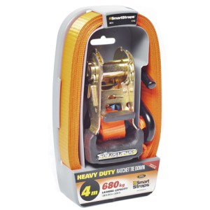 Smart Straps 4m Ratchet Tie Down Pad – Orange Smart Straps 4m Ratchet Tie Down Pad – Orange