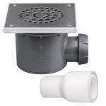 Wirquin Tourbillon Stainless Steel Shower Waste Trap Wirquin Tourbillon Stainless Steel Shower Waste Trap