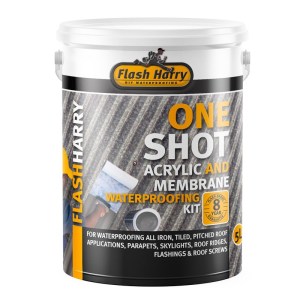 Flash Harry One Shot Waterproofing – Brown (1L+5m Membrane) Flash Harry One Shot Waterproofing – Brown (1L+5m Membrane)