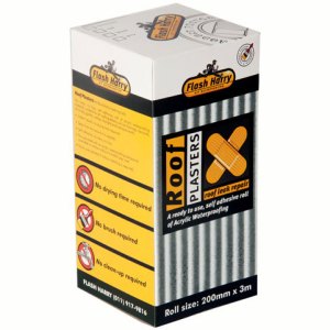 Flash Harry Waterproofing Roof Plasters – Black (100mm x 3m) Flash Harry Waterproofing Roof Plasters – Black (100mm x 3m)