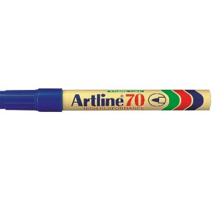 Artline – EK 70 Bullet Point Permanent Marker 1.5mm – Blue Artline – EK 70 Bullet Point Permanent Marker 1.5mm – Blue