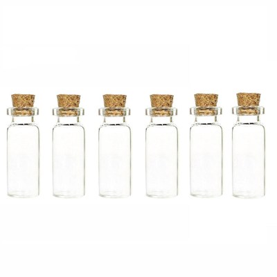 Mini Glass Bottle Storage Jars – 10ml (Pack of 6) Mini Glass Bottle Storage Jars – 10ml (Pack of 6)
