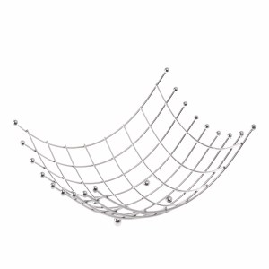 Chrome Plated Square Fruit Basket Chrome Plated Square Fruit Basket