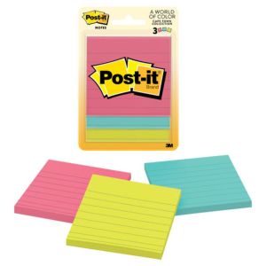 3M Post-it Notes – 6301 – Lined . Cape Town Colours Collection 3M Post-it Notes – 6301 – Lined . Cape Town Colours Collection