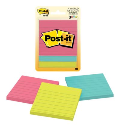 3M Post-it Notes – 6301 – Lined . Cape Town Colours Collection 3M Post-it Notes – 6301 – Lined . Cape Town Colours Collection