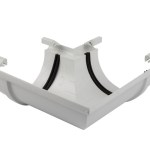Agrinet Pvc Half-Round Gutter Corner Agrinet Pvc Half-Round Gutter Corner