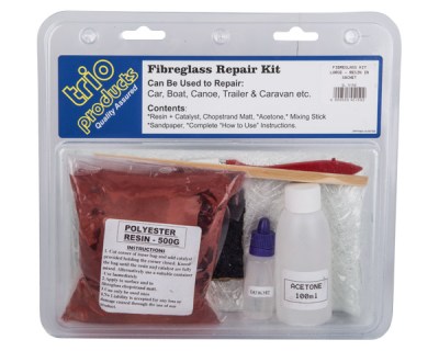 Trio Products Fibreglass Repair Kit – Large Trio Products Fibreglass Repair Kit – Large