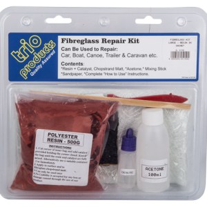 Trio Products Fibreglass Repair Kit – Large Trio Products Fibreglass Repair Kit – Large