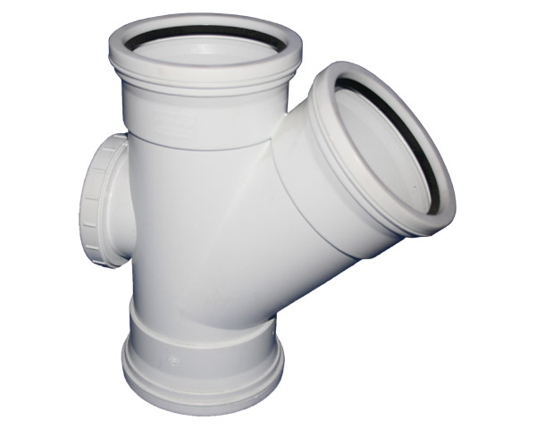 Agrinet Southpro 45Deg Sv I.E SABS Waste Junction – 110mm Agrinet Southpro 45Deg Sv I.E SABS Waste Junction – 110mm