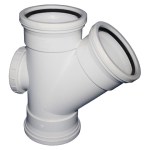 Agrinet Southpro 45Deg Sv I.E SABS Waste Junction – 110mm Agrinet Southpro 45Deg Sv I.E SABS Waste Junction – 110mm