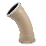 Agrinet Southpro 45 Degree SABS Underground Waste Bend – 110mm Agrinet Southpro 45 Degree SABS Underground Waste Bend – 110mm