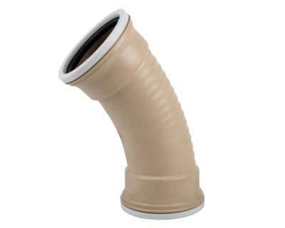 Agrinet Southpro 45 Degree SABS Underground Waste Bend – 110mm Agrinet Southpro 45 Degree SABS Underground Waste Bend – 110mm