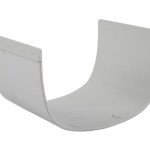 Agrinet Pvc D-Shape Gutter Connector – Pack of 3 Agrinet Pvc D-Shape Gutter Connector – Pack of 3