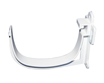 Pvc D-Shape Gutter Bracket – Pack of 5 Pvc D-Shape Gutter Bracket – Pack of 5