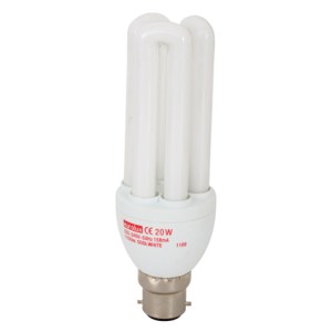 Eurolux Cfl 20W 3U B22 Lamp – Cool White Eurolux Cfl 20W 3U B22 Lamp – Cool White
