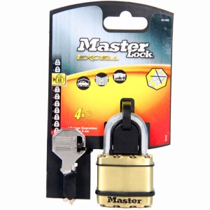 Master Lock Excell Laminated Brass Padlock – 45mm Master Lock Excell Laminated Brass Padlock – 45mm
