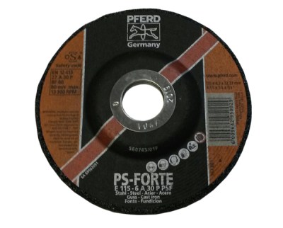 Pferd Dome Steel Grinding Wheel – 115 x 6 SG Pferd Dome Steel Grinding Wheel – 115 x 6 SG