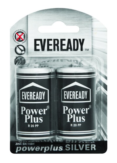 Eveready R20Pp Batteries – D Cell (2 Pack) Eveready R20Pp Batteries – D Cell (2 Pack)