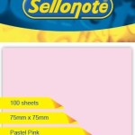 Repositionable: Notes – 75 x 75mm – 100 Sheets – Pastel Pink Repositionable: Notes – 75 x 75mm – 100 Sheets – Pastel Pink