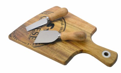 Mabibuch Cheese Board with Cheese Knives – 3 Piece Set Mabibuch Cheese Board with Cheese Knives – 3 Piece Set