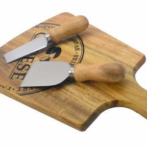 Mabibuch Cheese Board with Cheese Knives – 3 Piece Set Mabibuch Cheese Board with Cheese Knives – 3 Piece Set