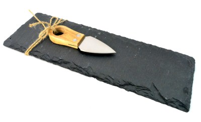 Mabibuch Slate Cheese Board with Cheese Knife – 2 Piece Set Mabibuch Slate Cheese Board with Cheese Knife – 2 Piece Set
