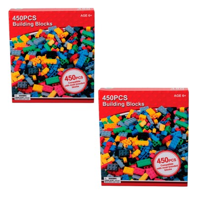450 Piece Building Block Set – Pack of 2 450 Piece Building Block Set – Pack of 2