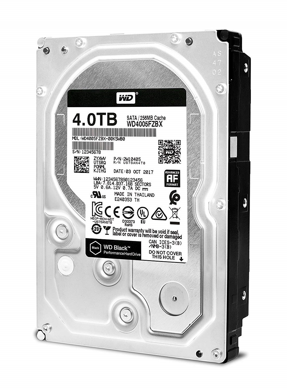 WD Black 4TB SATA Hard Drive WD Black 4TB SATA Hard Drive