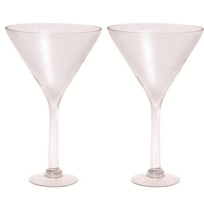 40cm Glass Martini Style Vase – 2 Pack 40cm Glass Martini Style Vase – 2 Pack
