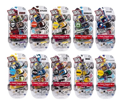 Tech Deck 4 Pack Multipack – Blindbox Tech Deck 4 Pack Multipack – Blindbox