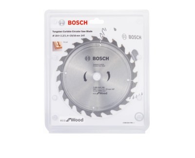 Bosch – Circular Saw Blade Eco Line For Wood – 184 x 20 x 2.2/1.4. 24 Bosch – Circular Saw Blade Eco Line For Wood – 184 x 20 x 2.2/1.4. 24